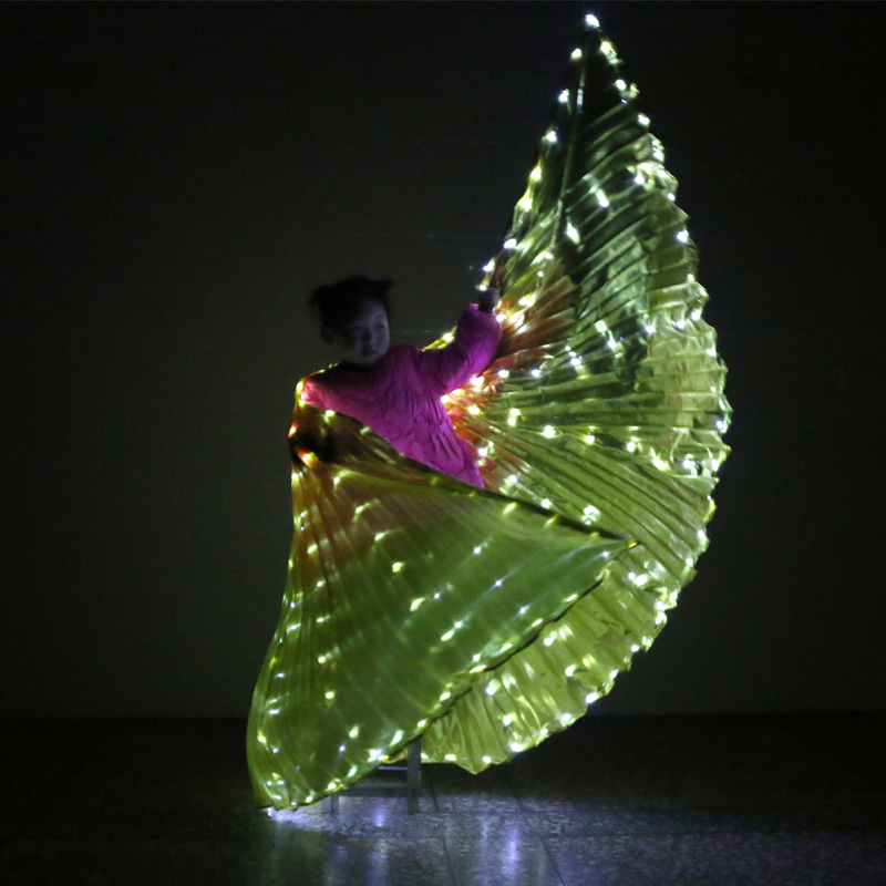 Women Bags India - Golden Wing LED โคมไฟเส้นใยปีกอียิปต์ Belly Dance