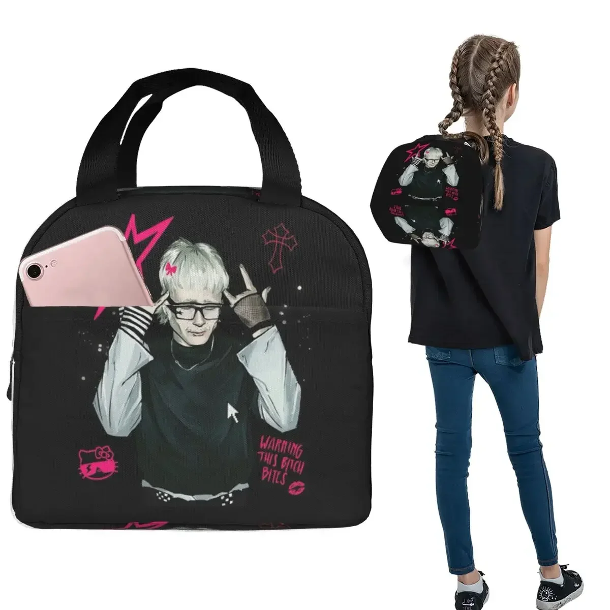 Women Bags Netherlands - ยูโรวิชั่นส์ ซองค์คอนเทสต์ จูสท์ ไคลน์ เนเธอร์แลนด์ กระเป๋าใส่อาหารกลางวันแบบมีฉนวนสำหรับผู้หญิง