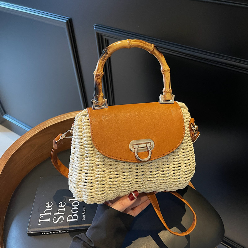 Women Bags Trend 2025 - 2025 ใหม่แฟชั่นหรูหราไม้ไผ่ Handทอหวายกระเป๋าถือผู้หญิงวันหยุดชายหาดกล่องกระเป๋าแนวโน้มทอฟาง ...