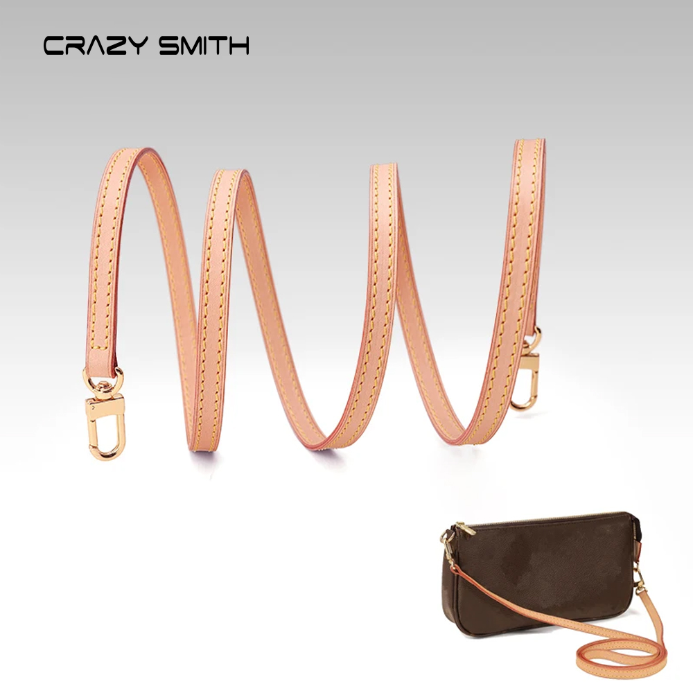 Women Bags Lv - CRAZYSMITH สายคล้องกระเป๋าสำหรับ LV Pochette Acceessories แท้100%