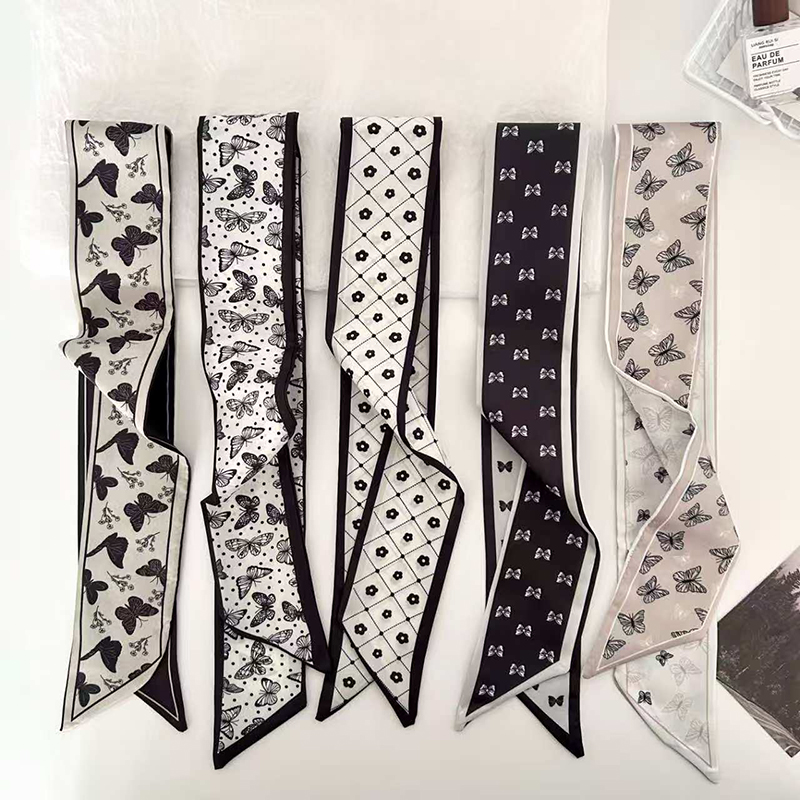 ผ้าพันคอไหมขนาดเล็ก ลายผีเสื้อ - Women Bags Luxury Brands บทวิจารณ์และราคา