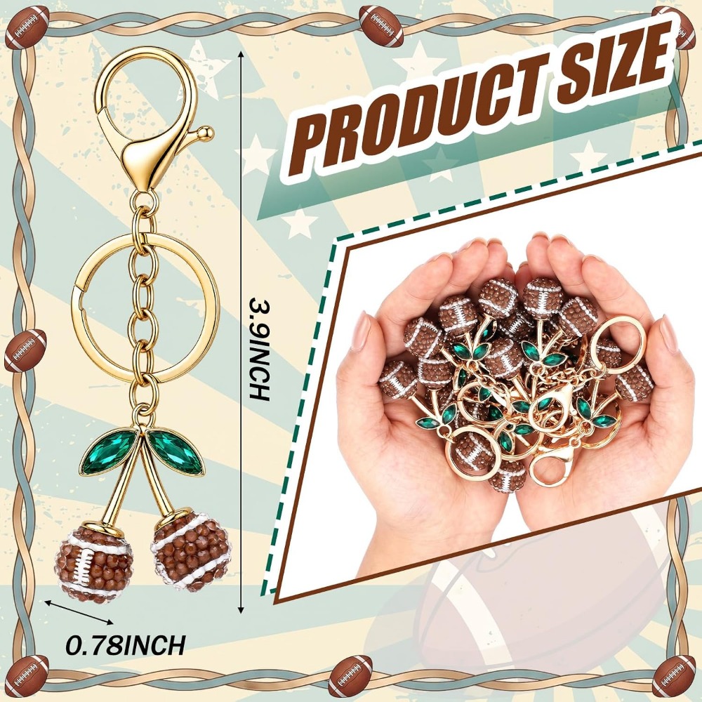 พวงกุญแจรูปเชอร์รี่และลูกฟุตบอ - Women Bags For Eid บทวิจารณ์และราคา
