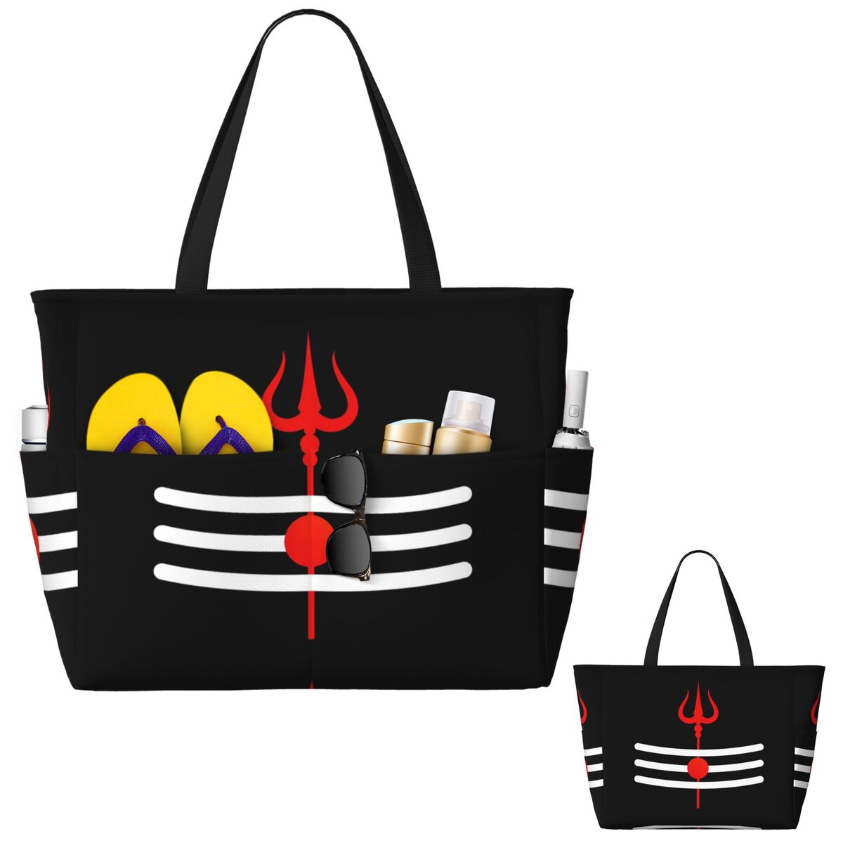 กระเป๋าโท้ทลายพระศิวะ พระเจ้าฮ - Women Bags India บทวิจารณ์และราคา