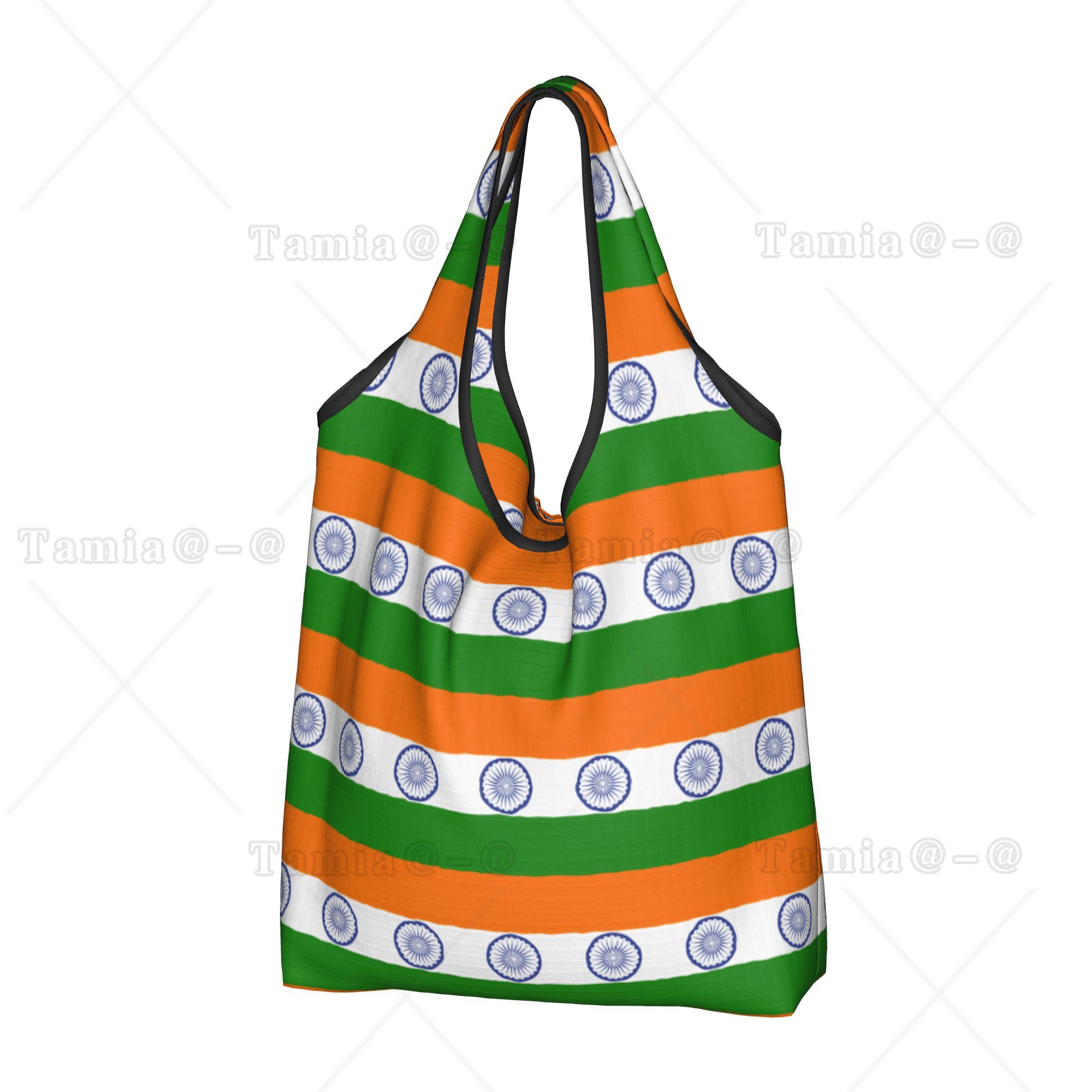 กระเป๋าช้อปปิ้งลายธงชาติอินเดี - Women Bags India บทวิจารณ์และราคา