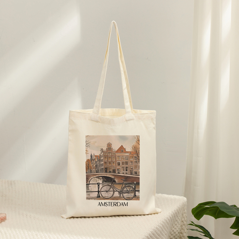 กระเป๋าผ้าแคนวาสลายอัมสเตอร์ดั - Women Bags Netherlands บทวิจารณ์และราคา