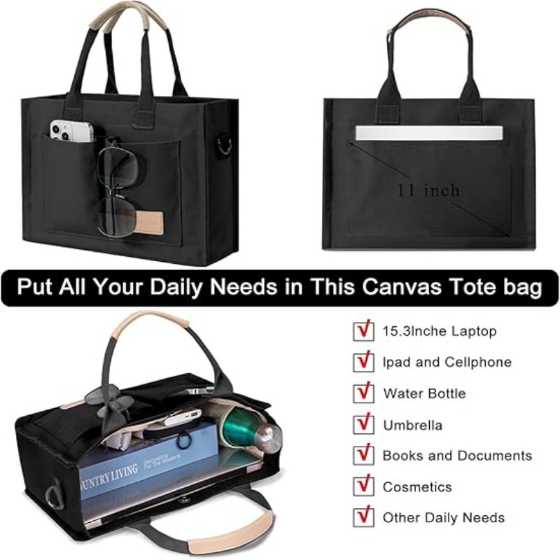 กระเป๋าผ้าแคนวาสขนาดใหญ่สำหรับ - Women'S Bags For Work บทวิจารณ์และราคา