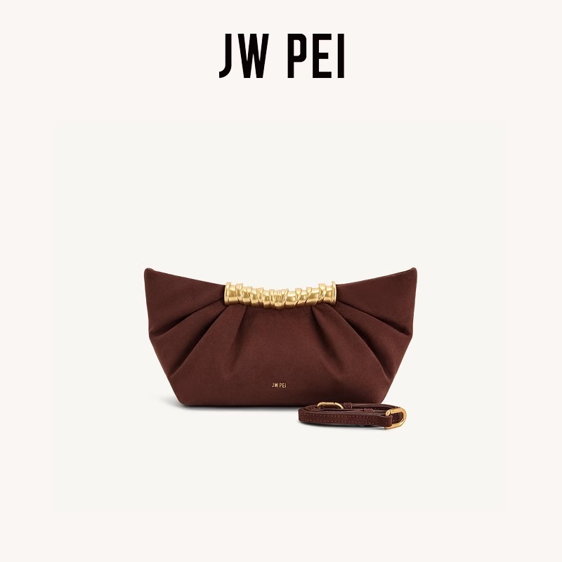 JW PEI Leia Pleated Clutch Met - Women Bags Jw Pei บทวิจารณ์และราคา