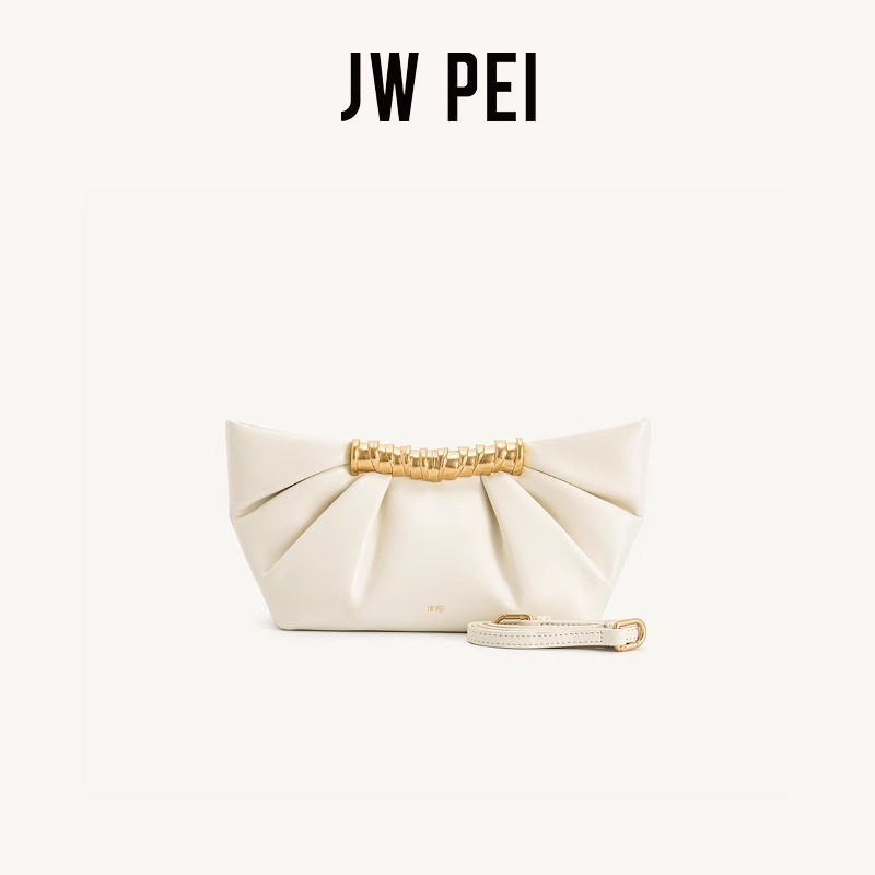 JW PEI Leia Pleated Clutch Met - Women Bags Jw Pei บทวิจารณ์และราคา