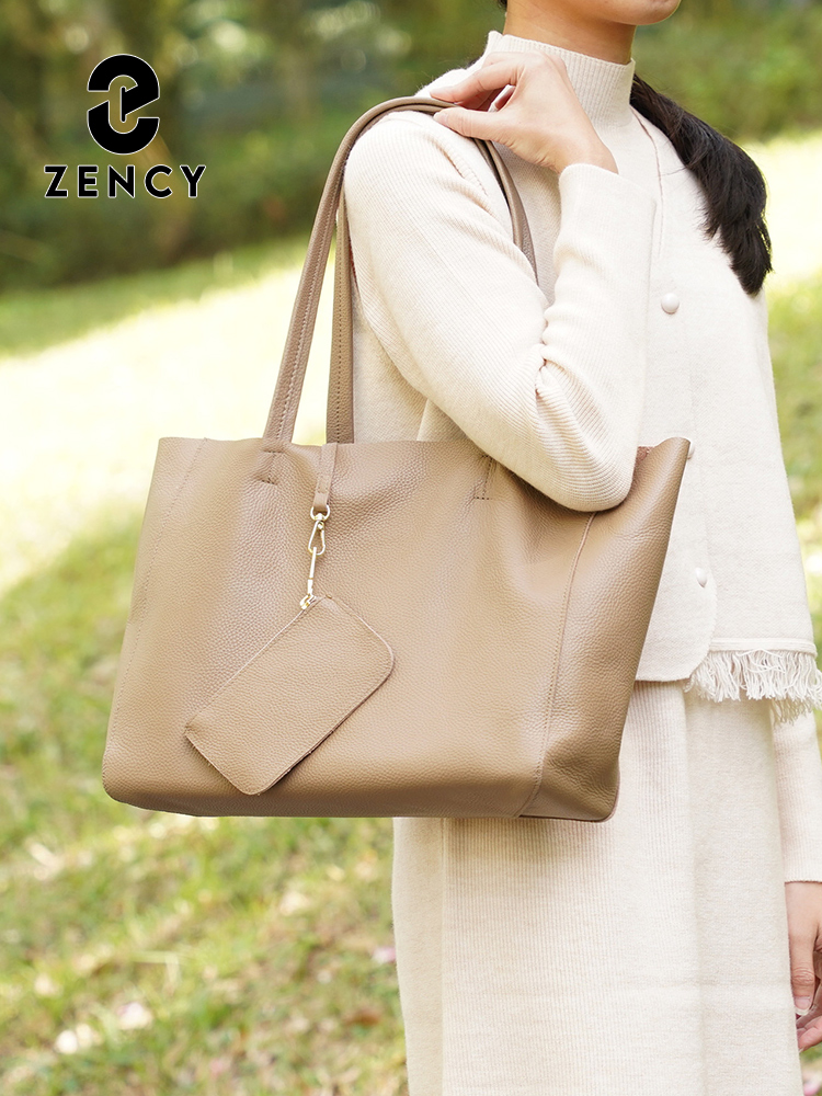 กระเป๋าถือขนาดใหญ่หนังแท้ Zenc - Women'S Bags For Work บทวิจารณ์และราคา
