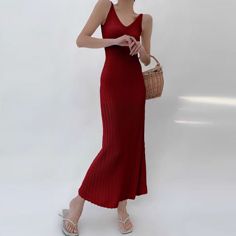 เดรสไหมพรมรัดรูป ฤดูร้อน ใหม่  - Women'S Bags New Look บทวิจารณ์และราคา