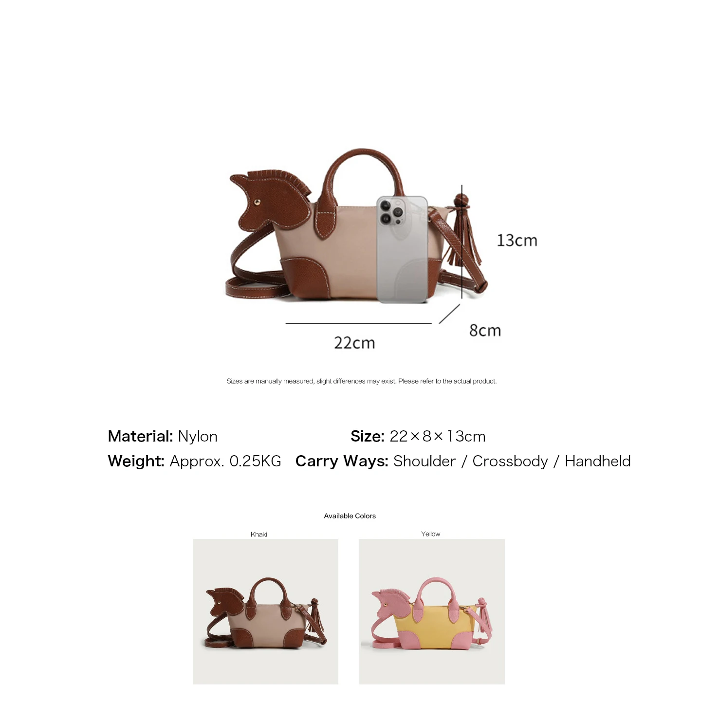 กระเป๋าถือรูปม้าสุดน่ารัก กระเ - Women Bags Mini บทวิจารณ์และราคา