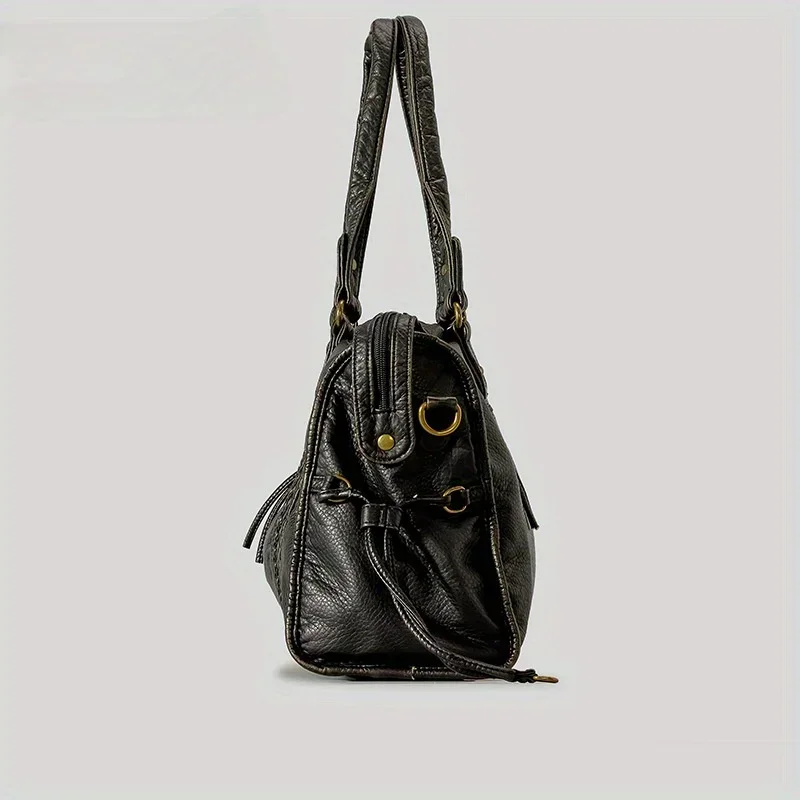 แฟชั่นของผู้หญิงวินเทจล้างหนัง - Women'S Bags For Work บทวิจารณ์และราคา