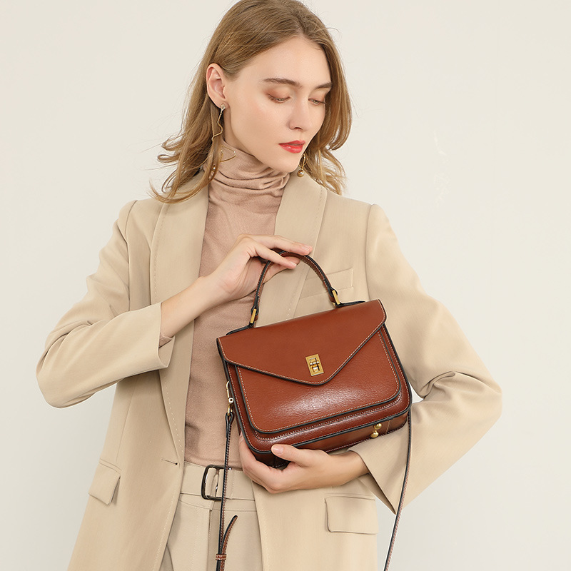 กระเป๋าหนังแท้ 100% สไตล์วินเท - Women Bags Jw Pei บทวิจารณ์และราคา