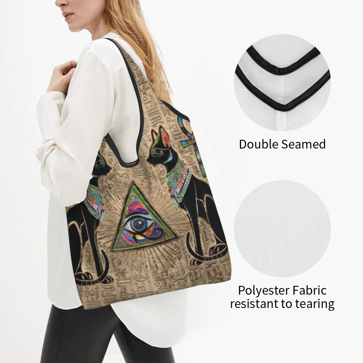 ที่กำหนดเองนำกลับมาใช้ใหม่แมวอ - Women Bags In Egypt บทวิจารณ์และราคา