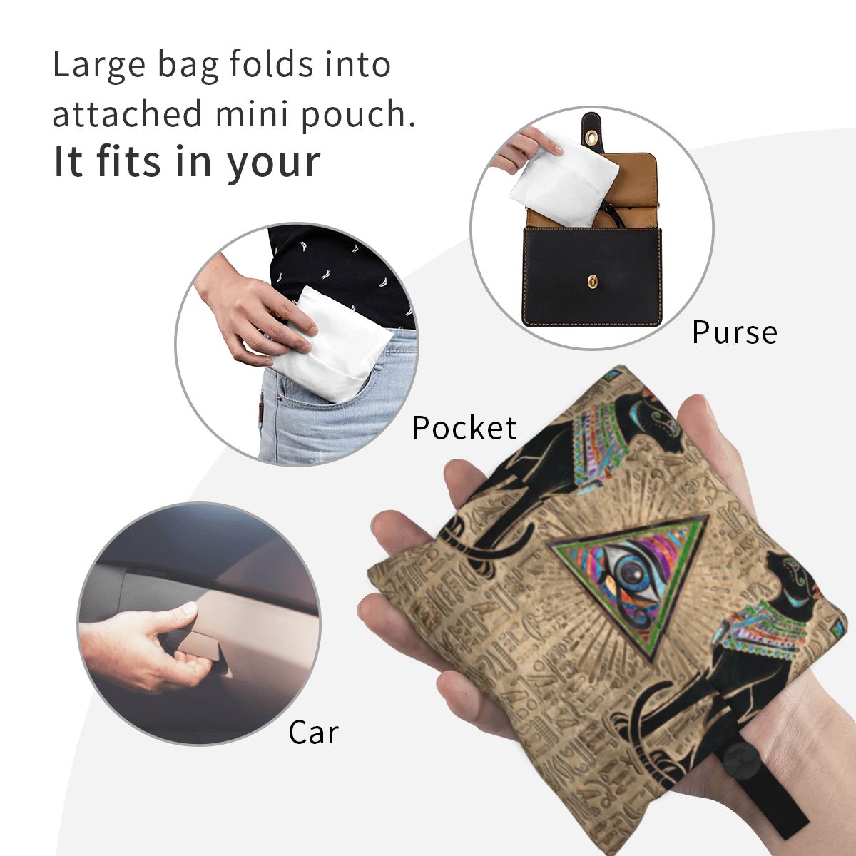 ที่กำหนดเองนำกลับมาใช้ใหม่แมวอ - Women Bags In Egypt บทวิจารณ์และราคา