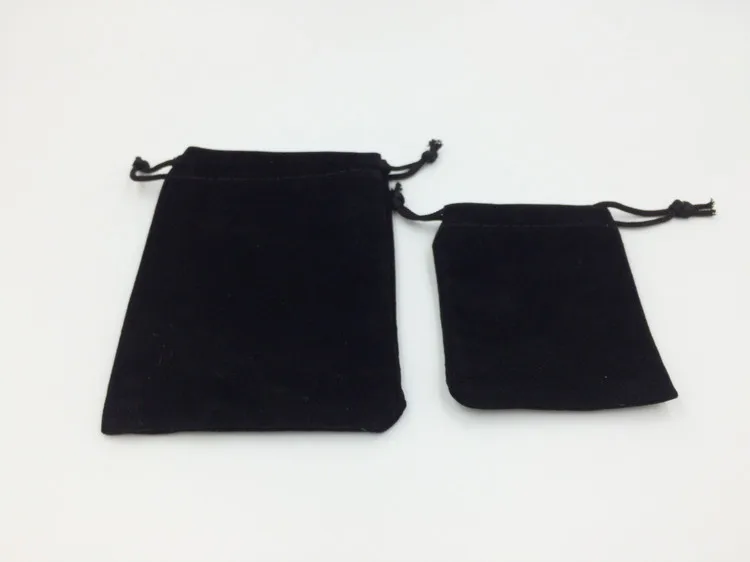 50pcs 10x12 ซม.กํามะหยี่สีดํา  - Women Bags For Eid บทวิจารณ์และราคา