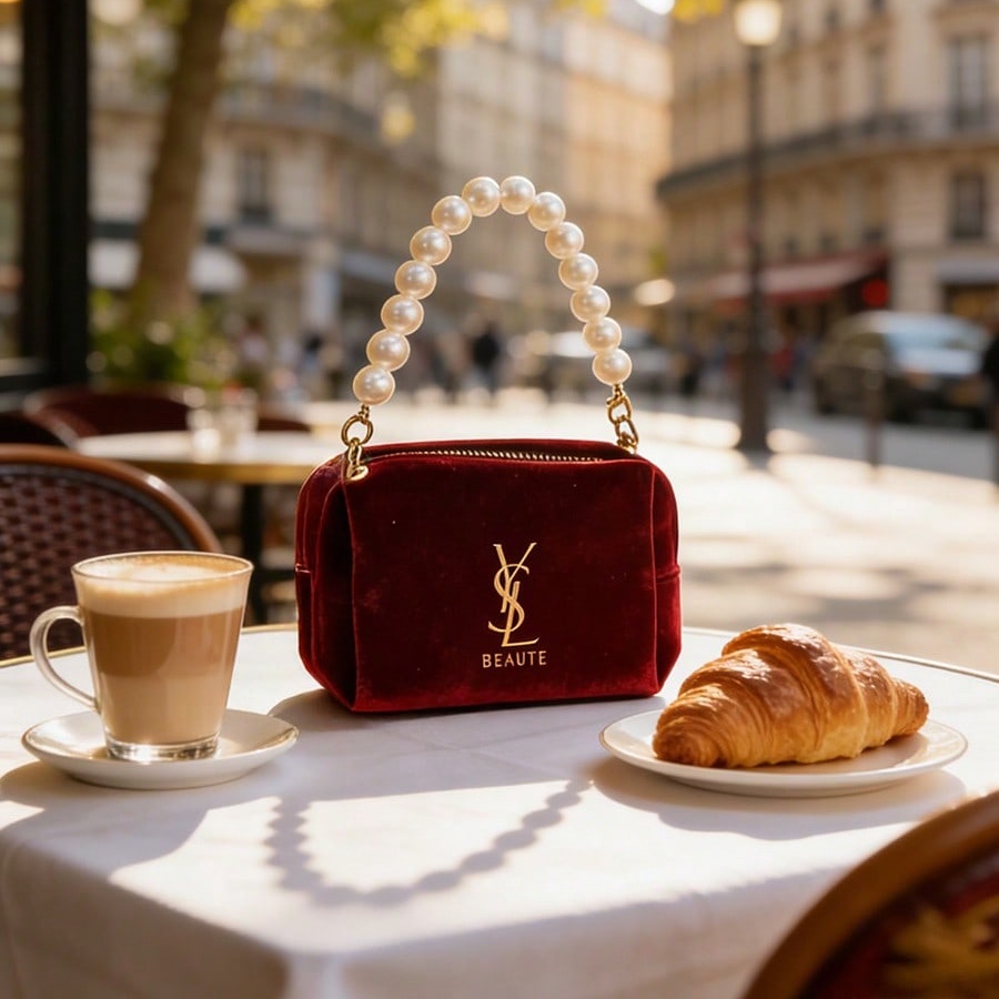 กระเป๋าเครื่องสำอาง YSL สีไวน์ - Women'S Ysl Bags Tote บทวิจารณ์และราคา