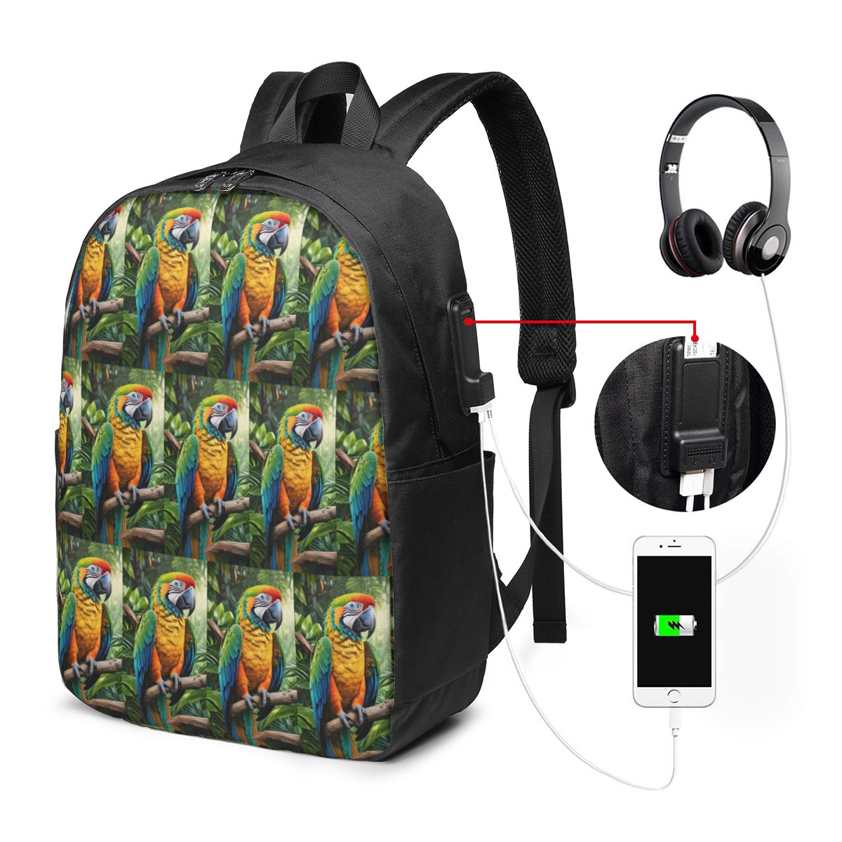 กระเป๋าเป้สะพายหลังนกแก้วมาคอว - Woman In Bag บทวิจารณ์และราคา