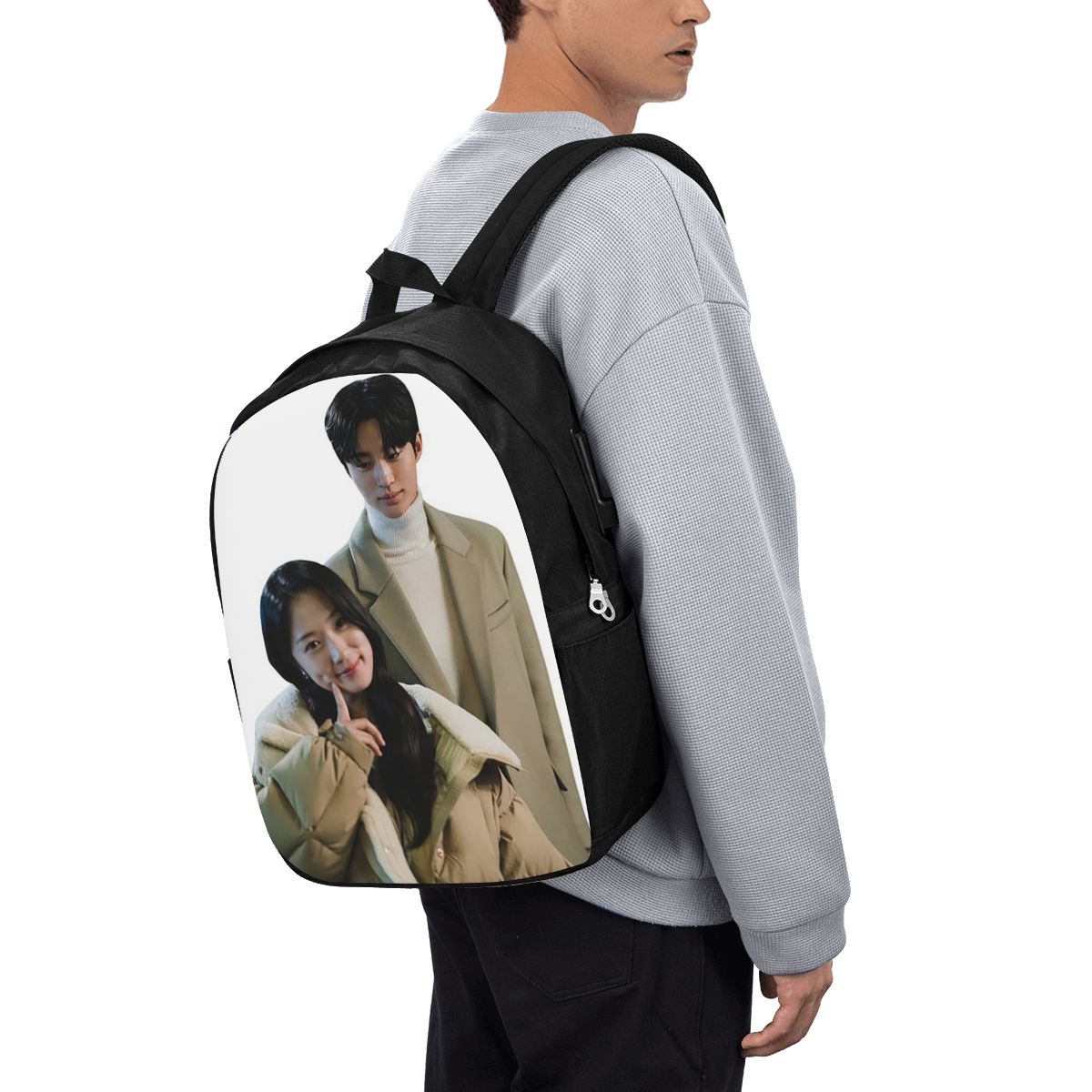 กระเป๋าเป้สะพายหลังลายแฟนอาร์ต - Woman In Bag บทวิจารณ์และราคา