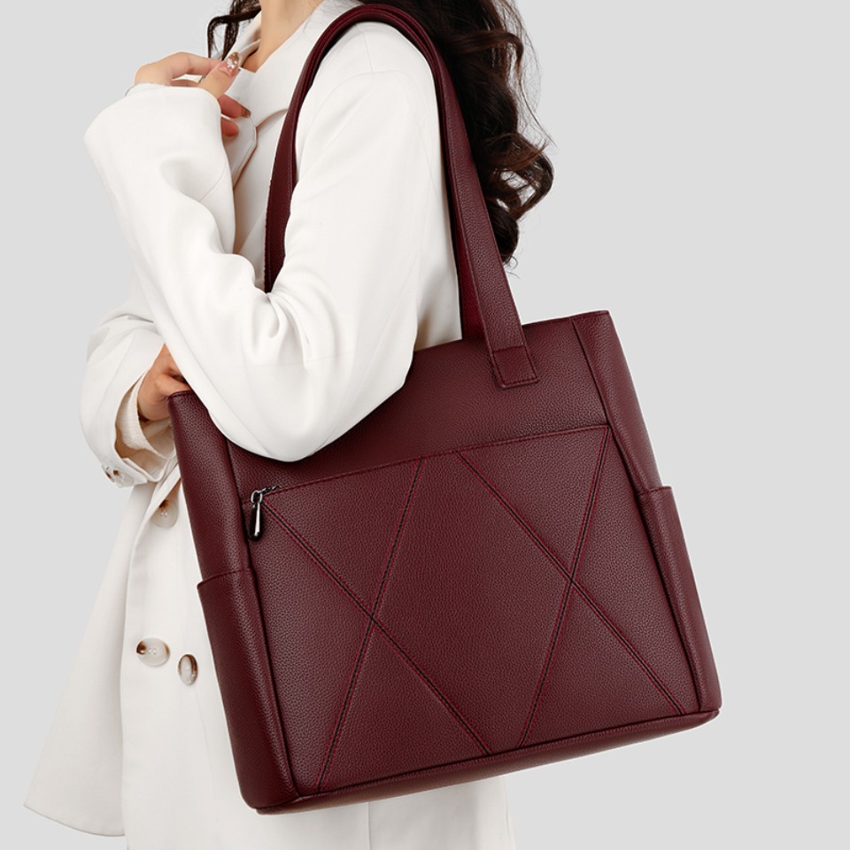 ของแท้คุณภาพสูงหนัง Casual Tot - Women Bags Trend 2025 บทวิจารณ์และราคา